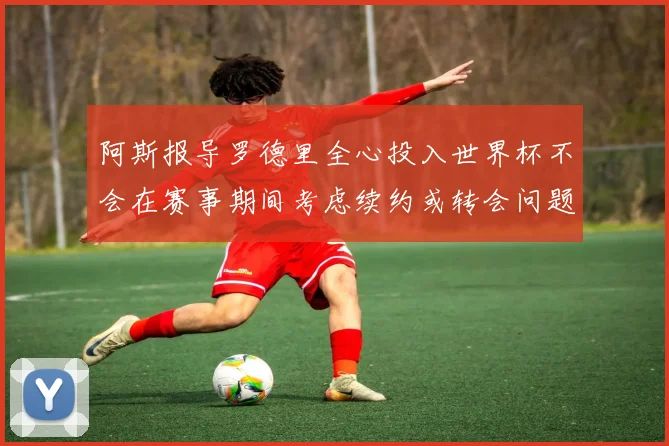 阿斯报导罗德里全心投入世界杯不会在赛事期间考虑续约或转会问题